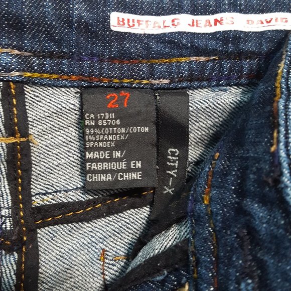 Buffalo Jeans David Bitton Dark Wash Size 27 - Picture 4 of 8